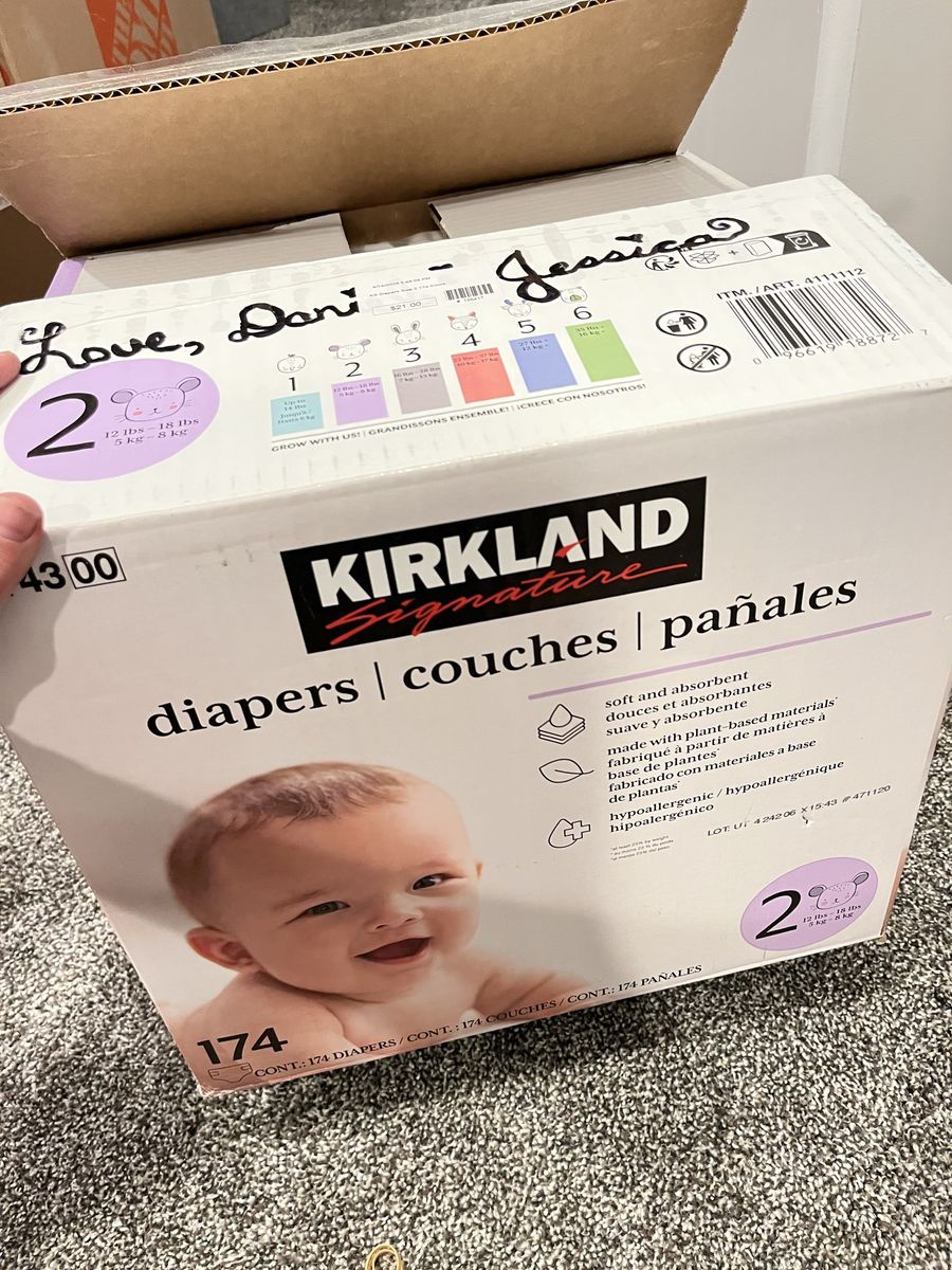 Costco OLD STYLE Diapers Size 2