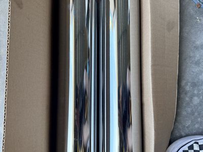 Chrome exhaust tips.