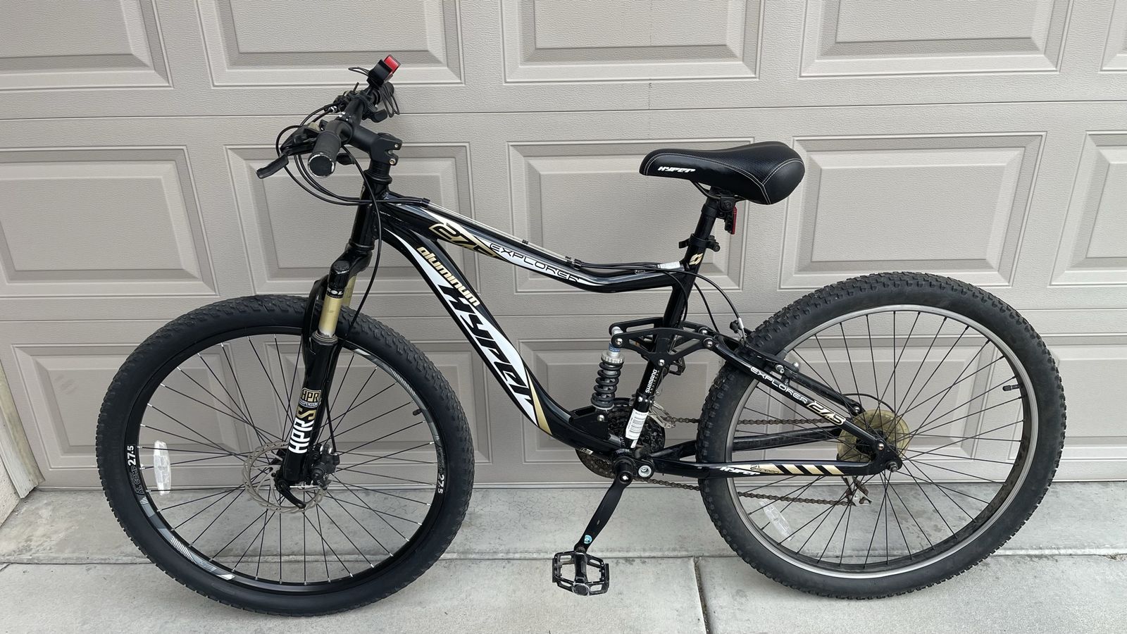 Hyper Explorer Aluminum 27.5 Mountain Bike - Full Suspension