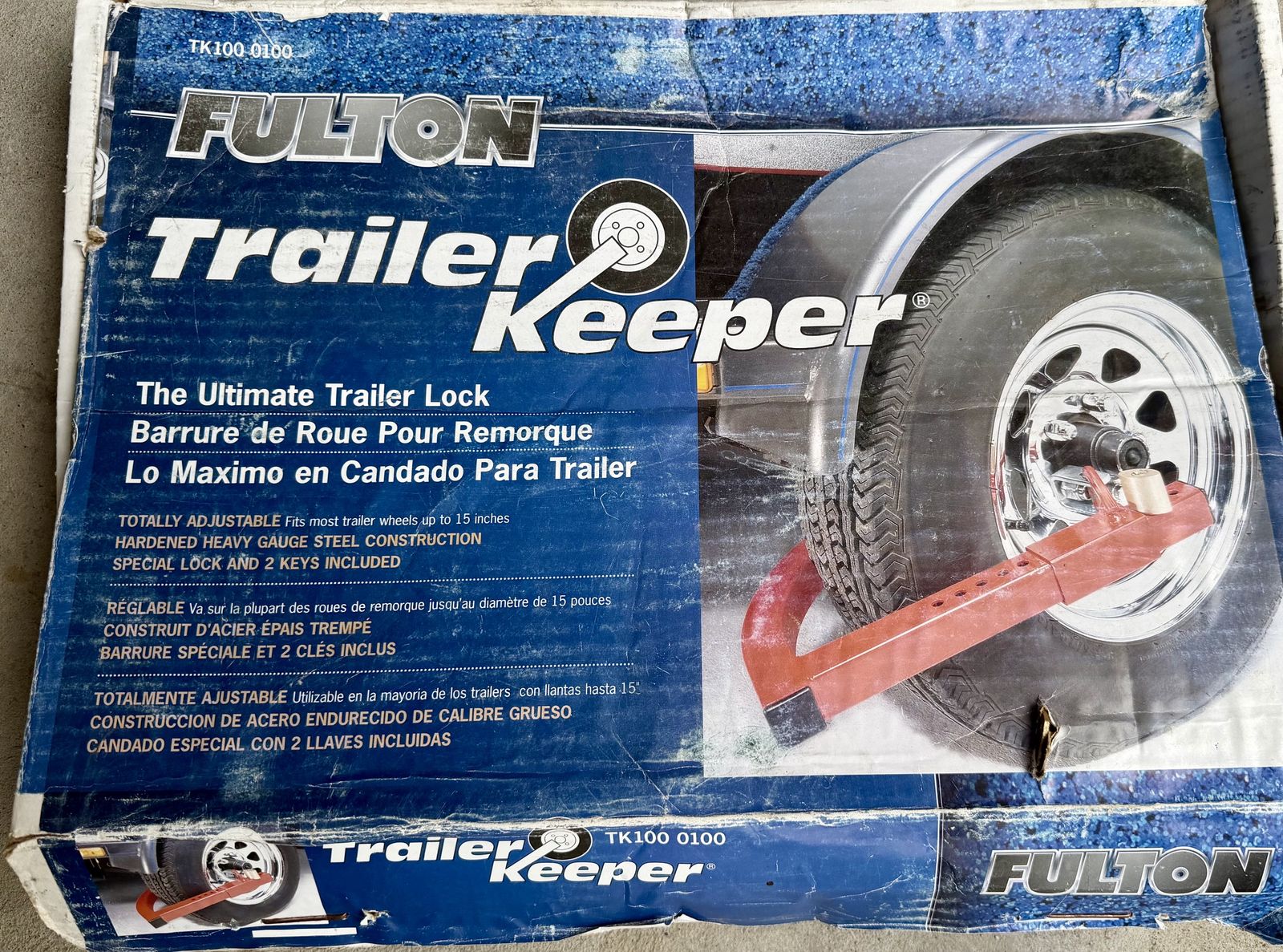 Trailer Wheel Lock - Fulton