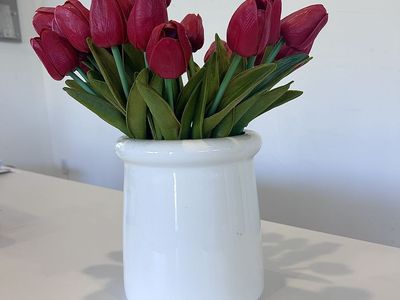 Tulip Arrangement With Vase