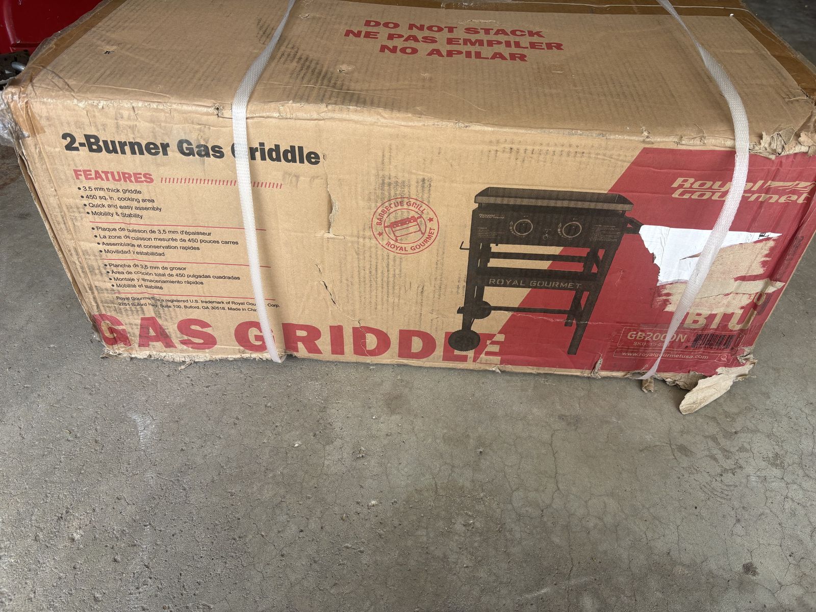 Brand New 23-Inch Flat Top Gas Griddle