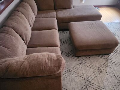 Sectional Sofa with Ottoman