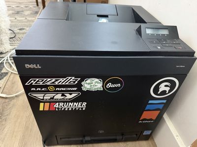 Dell 2150cdn Color Laser Printer (Duplex/Network) + 6 Extra Yellow Toners