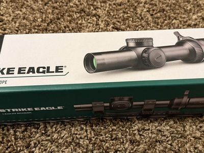 Vortex Strike Eagle 1-8x24 FFP Riflescope SE-1801 with EBR-8 MOA Reticle