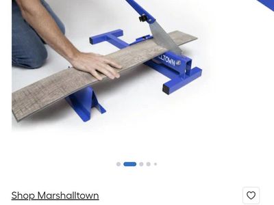 Marshalltown 8-in Laminate Flooring Cross Cutter, Floor Manual Cutter
