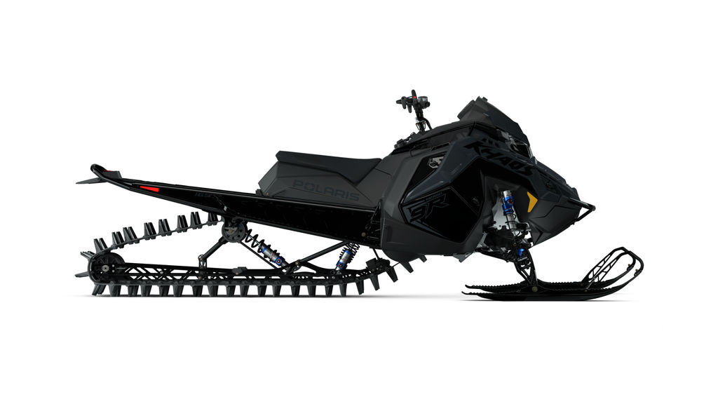 2026 Polaris® Patriot Boost RMK Khaos 165 Gloss Black / Blue Dusk