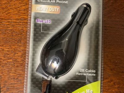 Micro usb car charger retractable