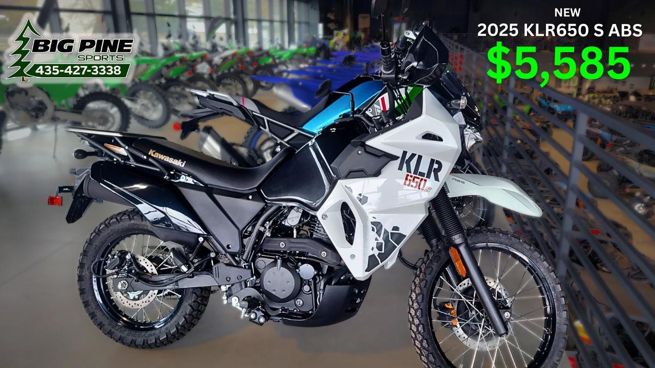 2025 Kawasaki KLR 650 S ABS – NEW – $5,585 – Dual Sport Adventure Bike