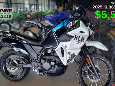 2025 Kawasaki KLR 650 S ABS – NEW – $5,585 – Dual Sport Adventure Bike