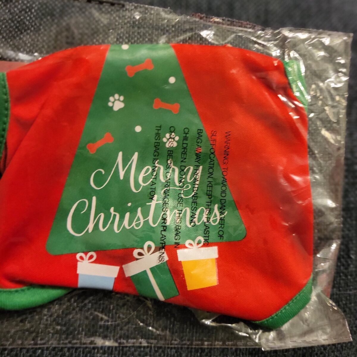 Christmas dog shirt size sm