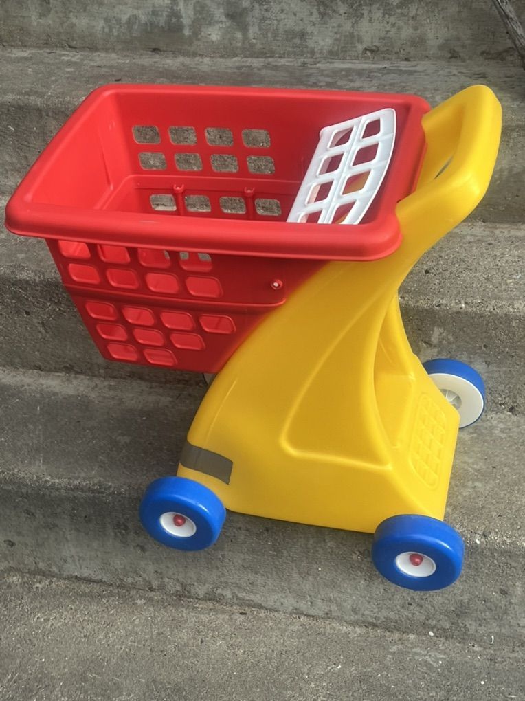 Little Tikes marlet Basket Shopping Cart Tolley