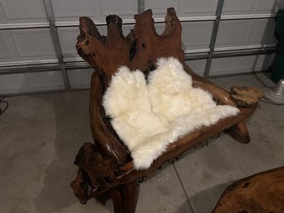 Redwood Burl Loveseat