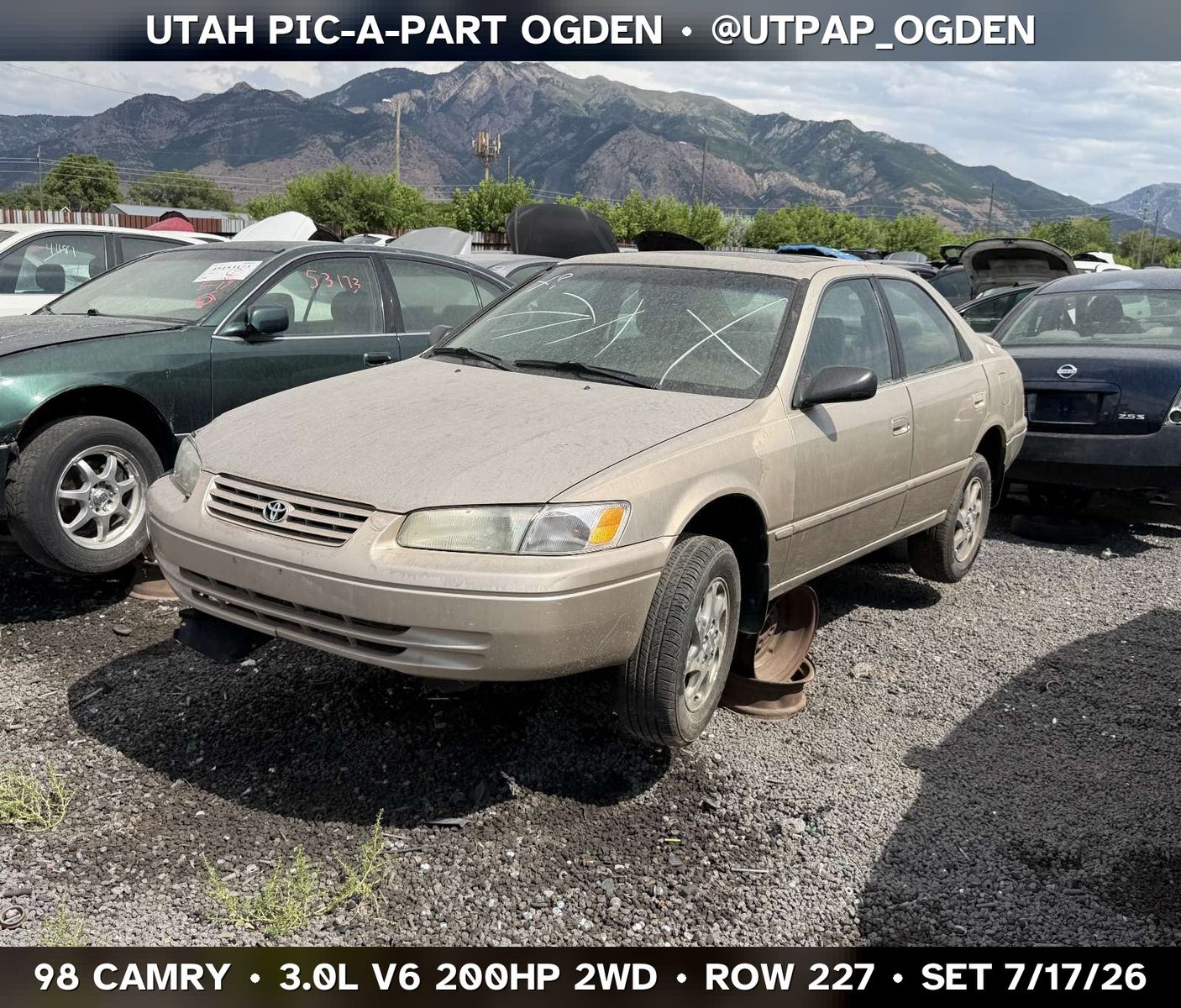 1998 Toyota Camry Parts - UTPAP Ogden