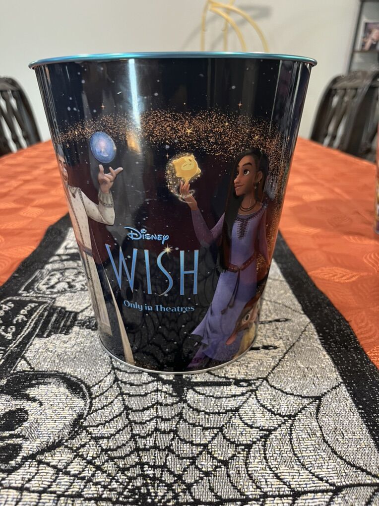 Collectible Disney Wish Tin Bucket