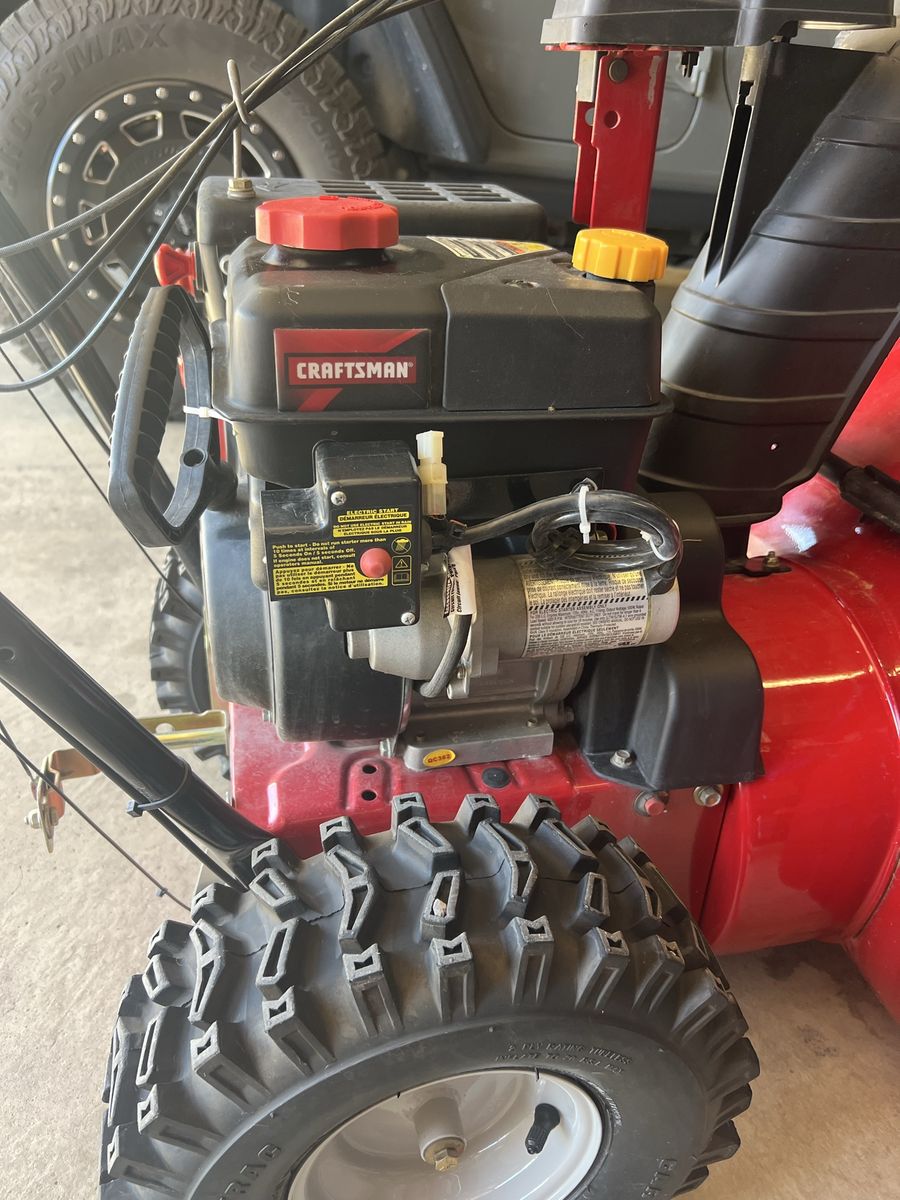 CRAFTSMAN 26" Electric Start Snowblower $325