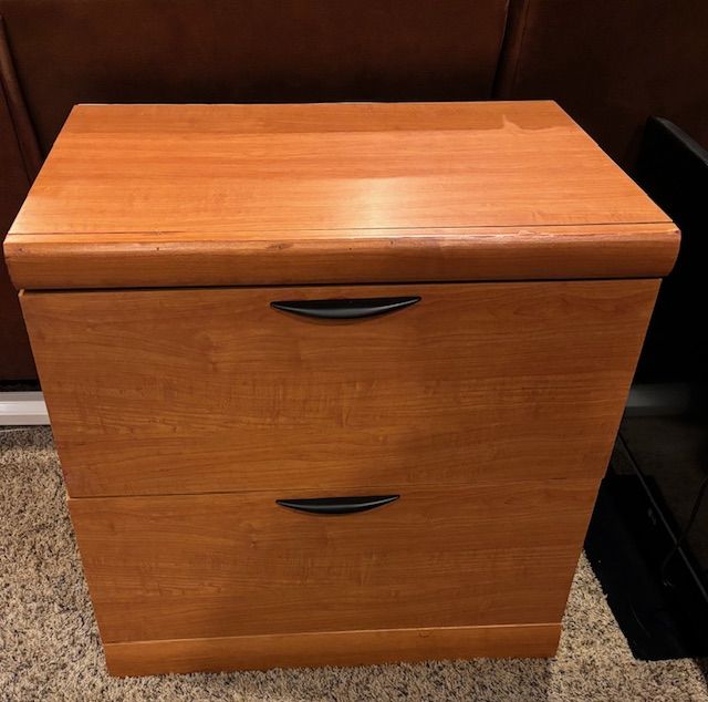 File Cabinet, Wood