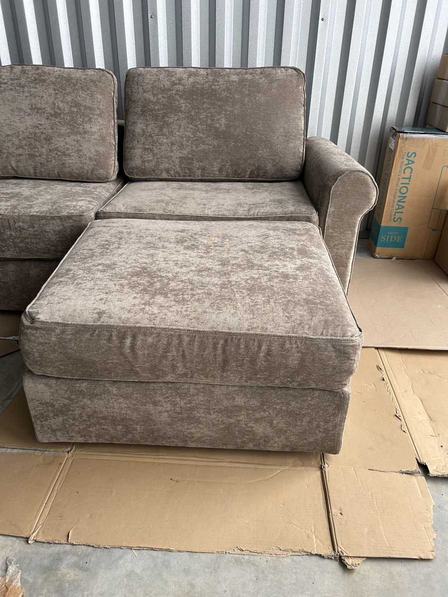 LoveSac 3 Seat  Double Chaise in Venetian Taupe