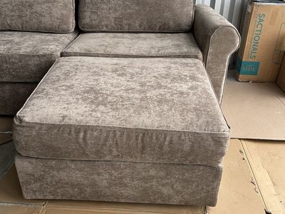 LoveSac 3 Seat Double Chaise in Venetian Taupe