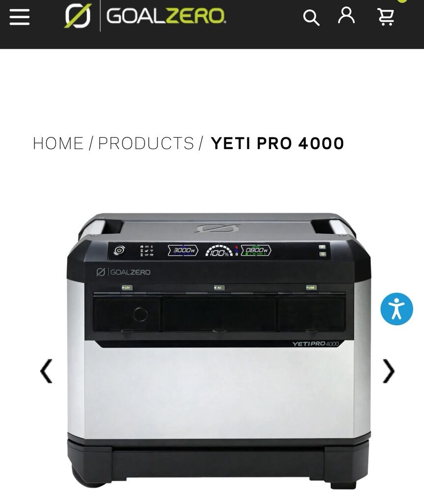 Yeti 4000 Solar Generator (power Station)