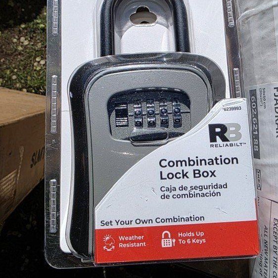 New Combination Lock Box