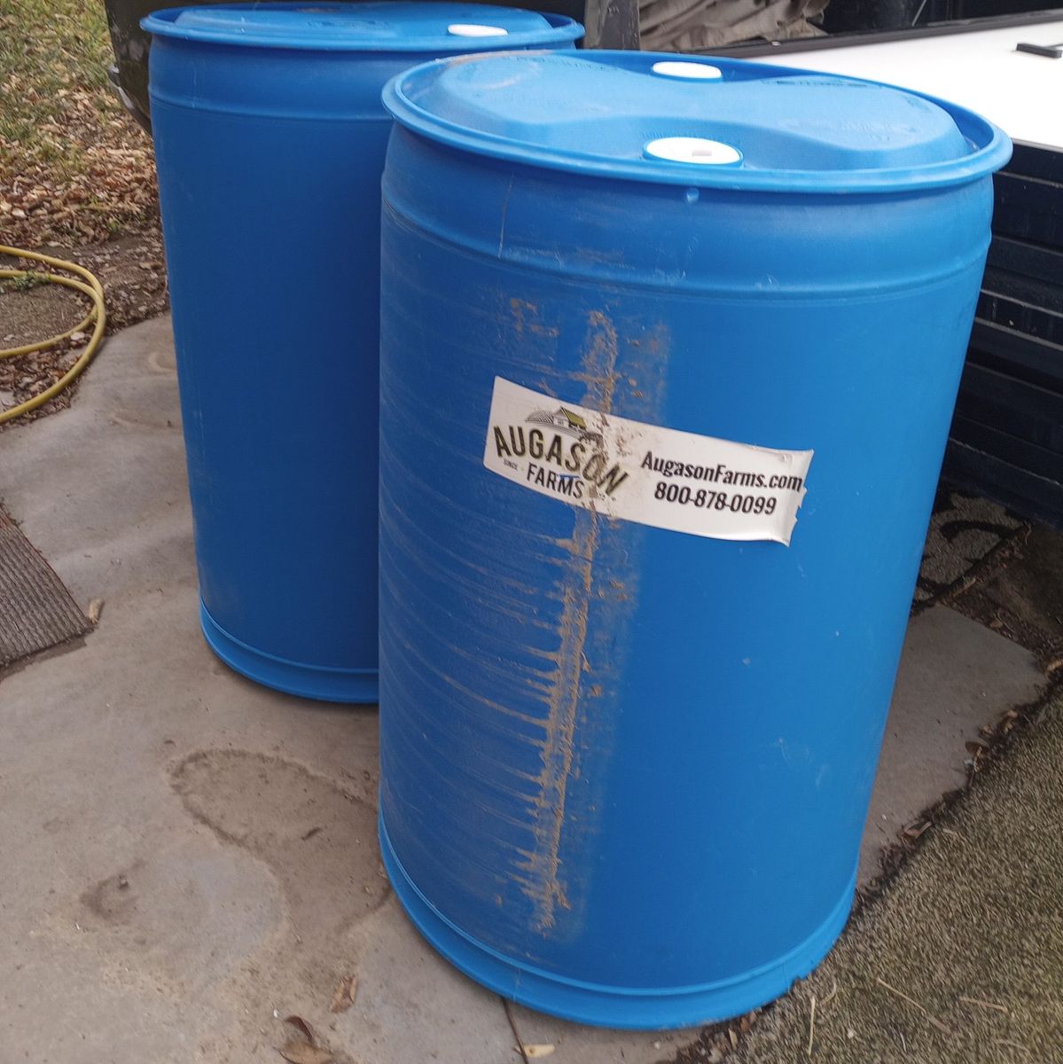 55 gal. water barrel