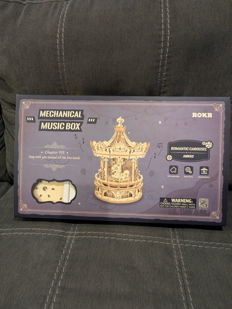Rokr Music Box Carousel 3D Puzzle