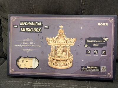 Rokr Music Box Carousel 3D Puzzle
