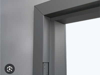 New 3'0" x 7'0" Commercial KD Hollow Metal Door Frame - Durable Gray Finish
