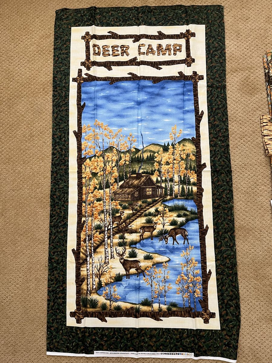 Quilt Kit Called 'Deer Camp' - Complete Kit