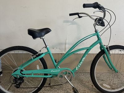 Electra Cruiser 7 Step-Thru 7-Speed Beach Cruiser Bike - Teal Green
