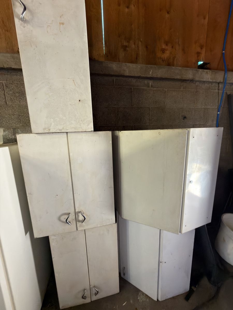 Metal shop cabinets