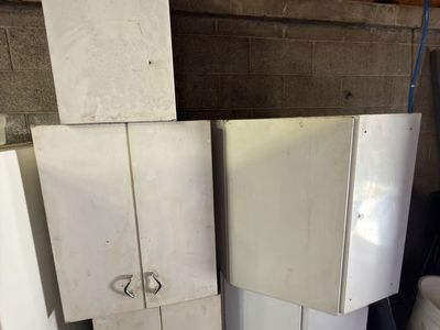 Metal shop cabinets
