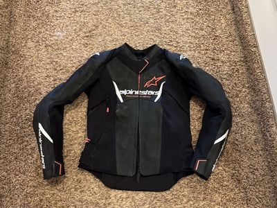 alpinestars stella faster v3 leather jacket