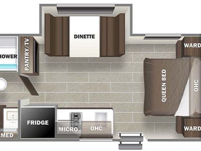 2022 Forest River Prime Time Avenger 17FQS Travel Trailer