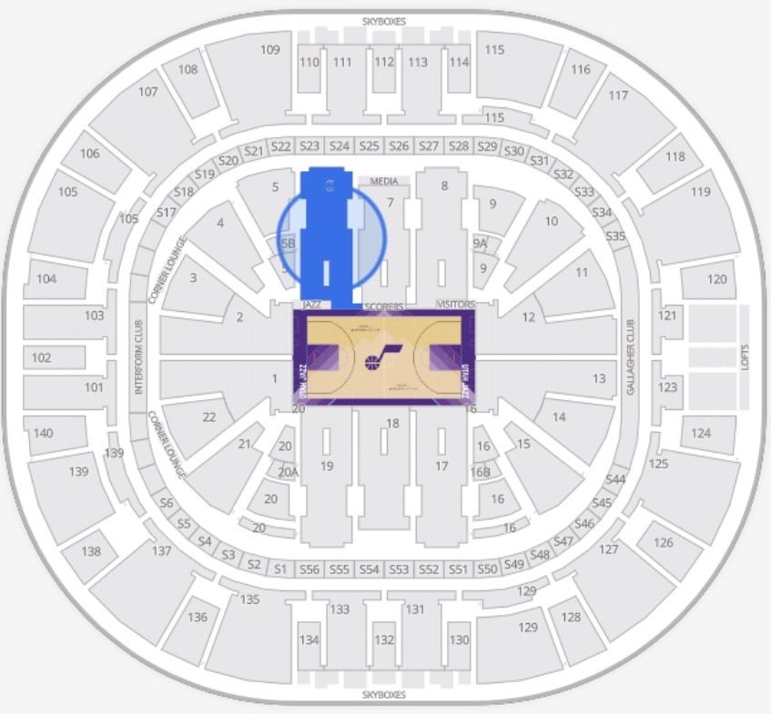 (2) Lower Bowl Tonight! Jazz vs Wizards $25/ea
