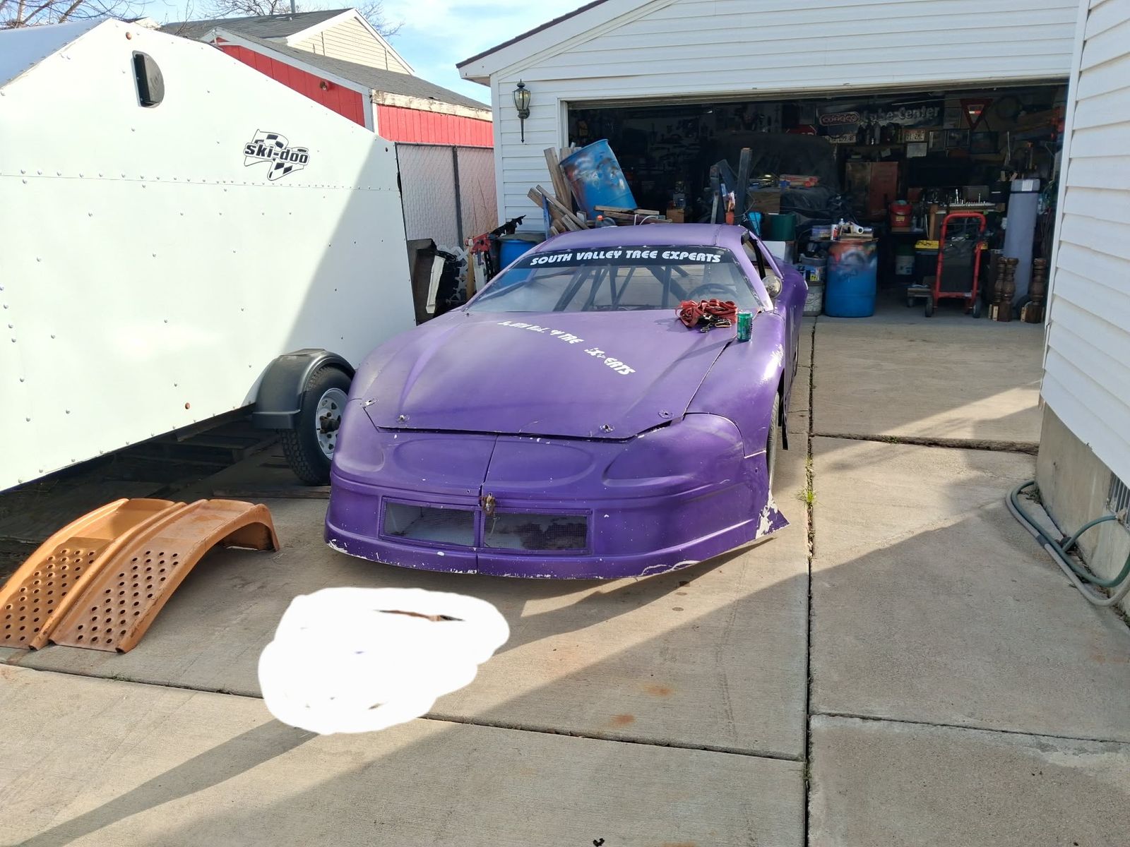 Purple Pro4 cars with VW engine
