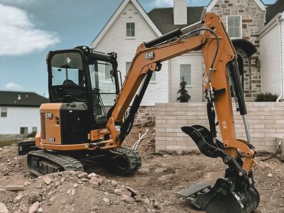 For Rent is My Cat Mini Excavator 302.7 With Retractable Tracks. 26/30 Class