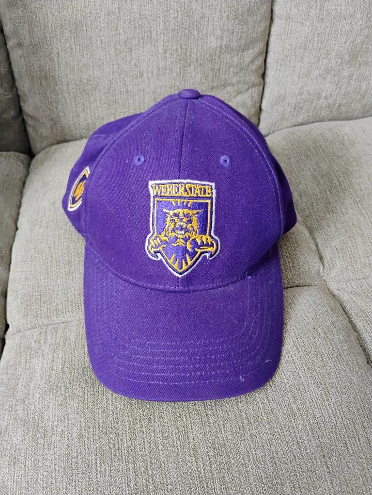 Weber State University Purple Baseball Cap - Adjustable One Size Fits Most