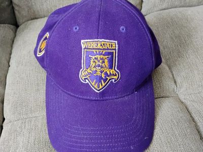 Weber State University Purple Baseball Cap - Adjustable One Size Fits Most