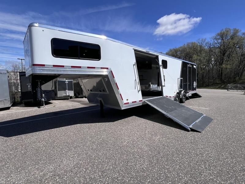 2024 Mission Trailers Enclosed Gooseneck All-Sport Elevation Snow Trailer  AND UTV