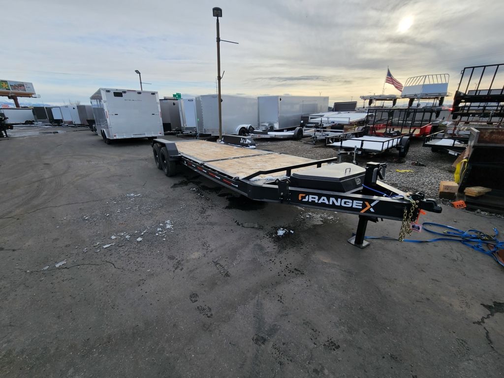2027 RawMaxx 22' Orange X 20K Gravity Tilt Equipment Trailer