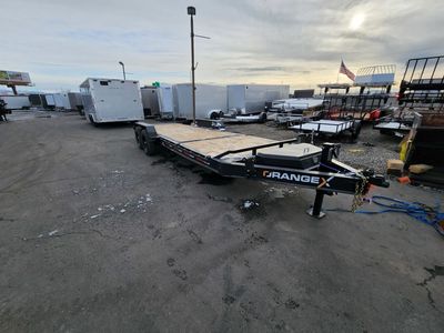 2027 RawMaxx 22' Orange X 20K Gravity Tilt Equipment Trailer