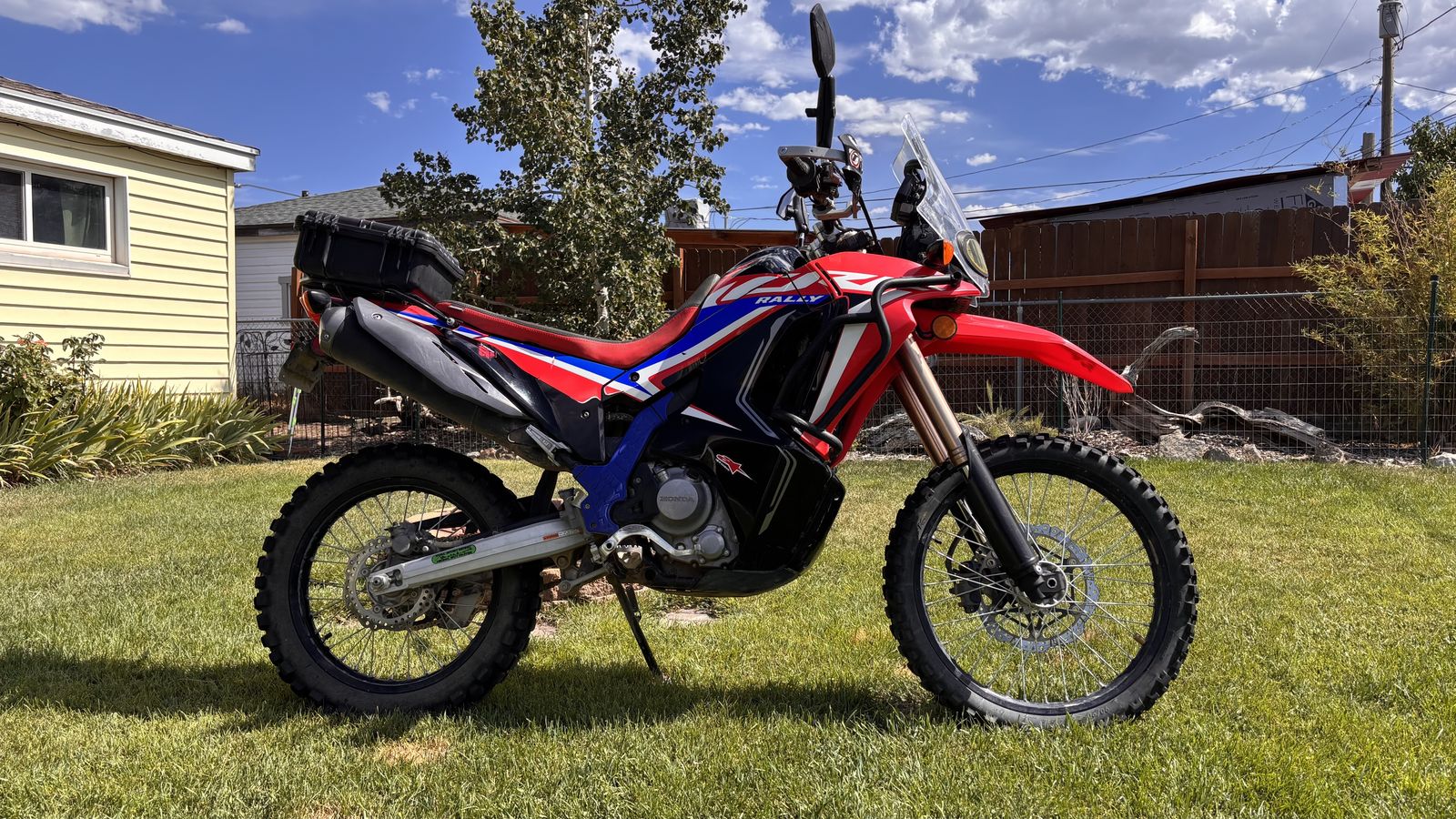 2021 Honda CRF300L Rally.  Lots of upgrades!