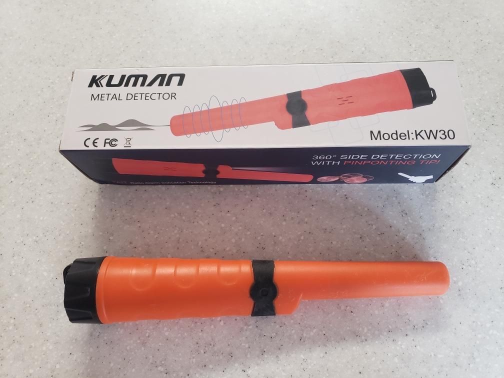 Kuman KW30 Metal Detector Pinpointer with 360° Side Detection