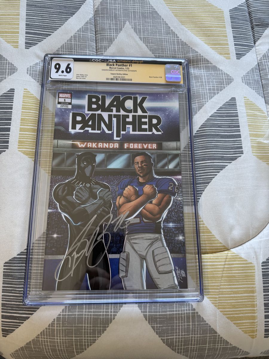 Black Panther #1 Saquon Barkley Edition Autograph