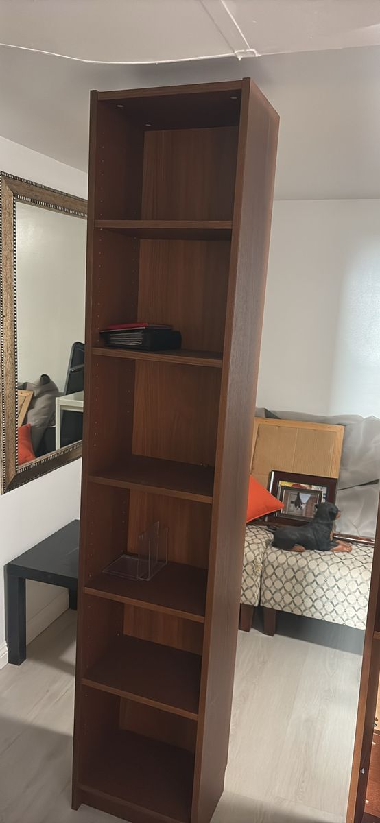 2 Tall book shelves