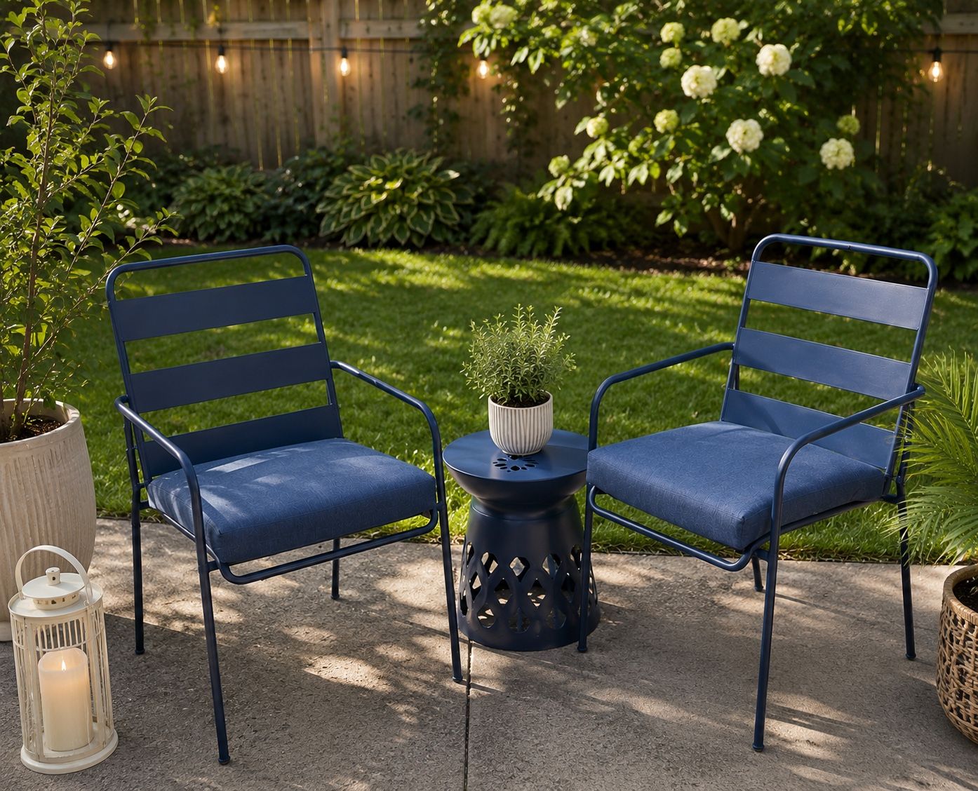 Navy World Market Patio Set
