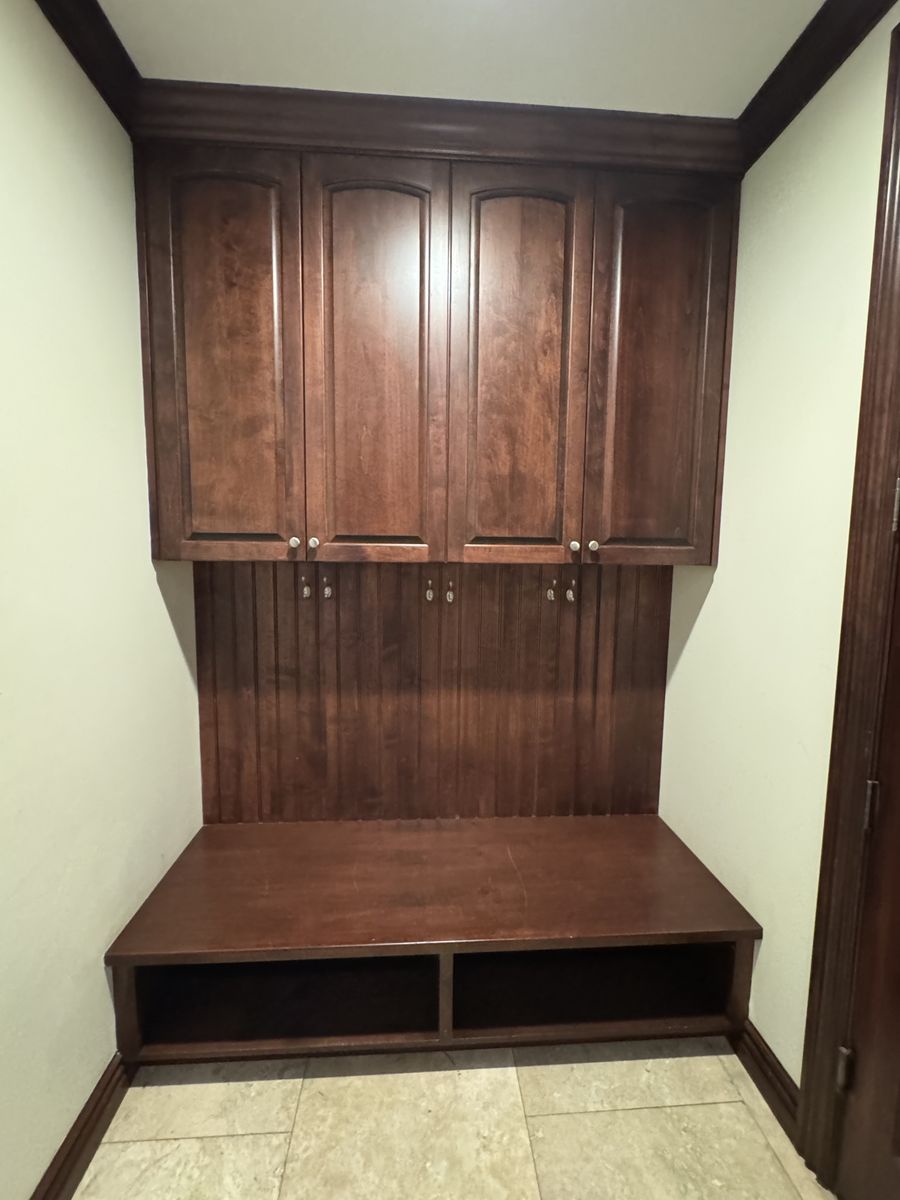 Locker Cabinetry and Bench