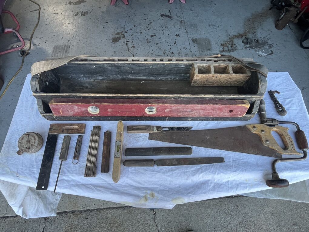 Vintage Carpenters Tool Tote - CIrca 1920